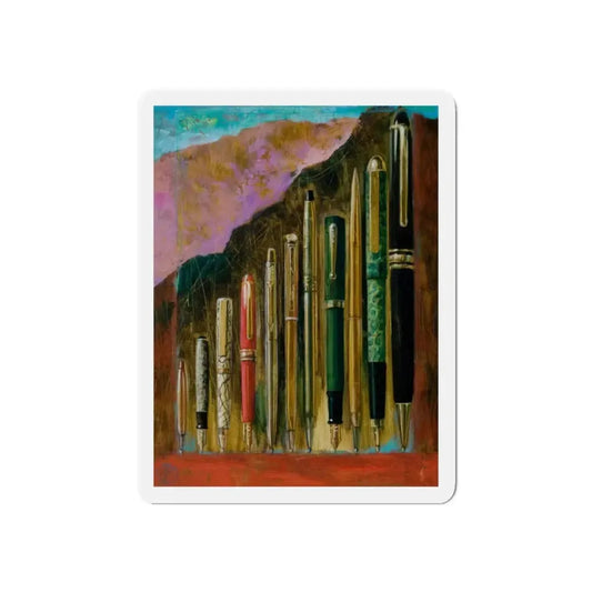 Miscellaneous illustrations 13 (Magazine Illustration) Refrigerator Magnet 6 Inch - The Sticker Space