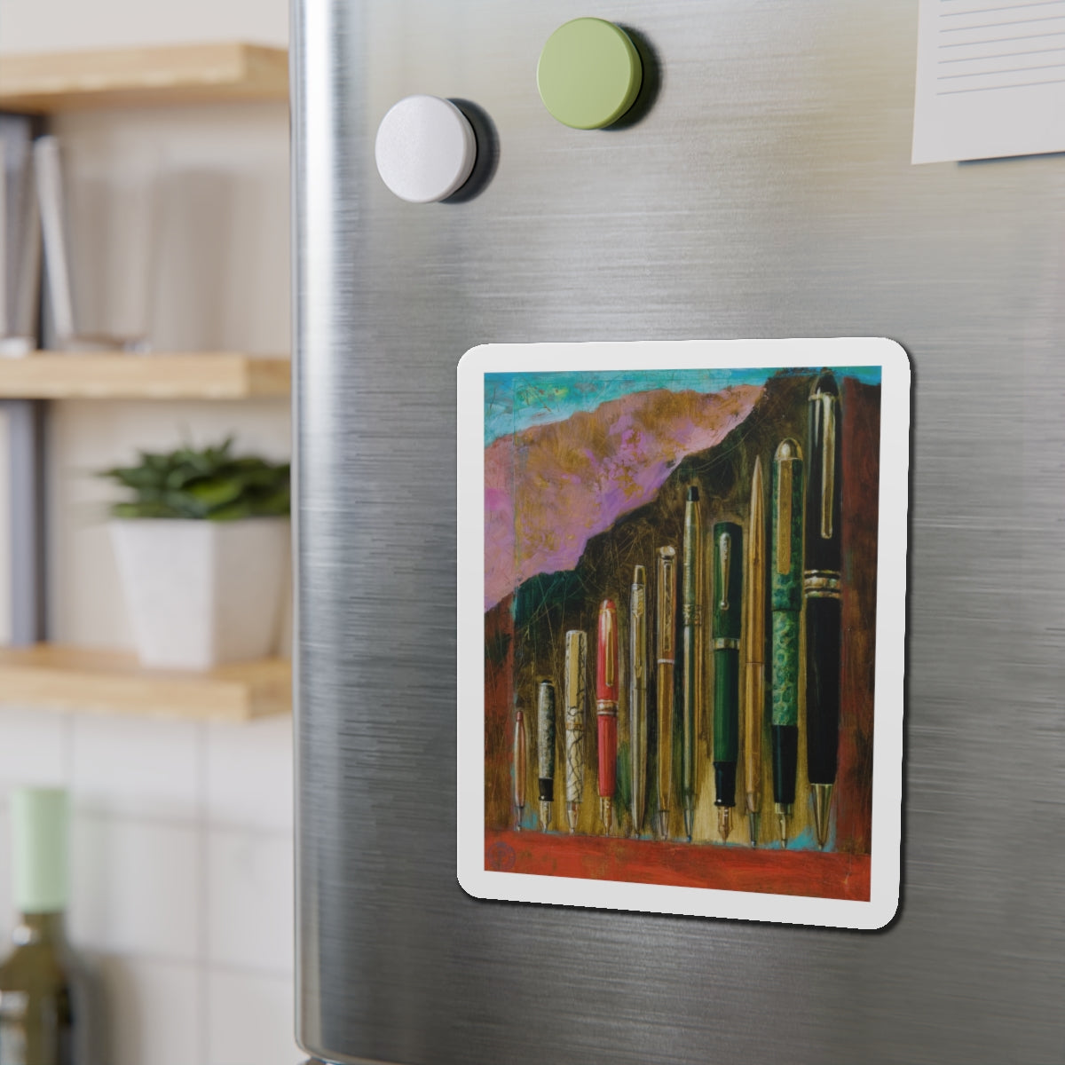 Miscellaneous illustrations 13 (Magazine Illustration) Refrigerator Magnet-The Sticker Space