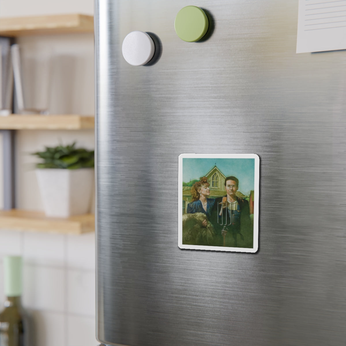 Miscellaneous illustrations 2 (Magazine Illustration) Refrigerator Magnet-The Sticker Space