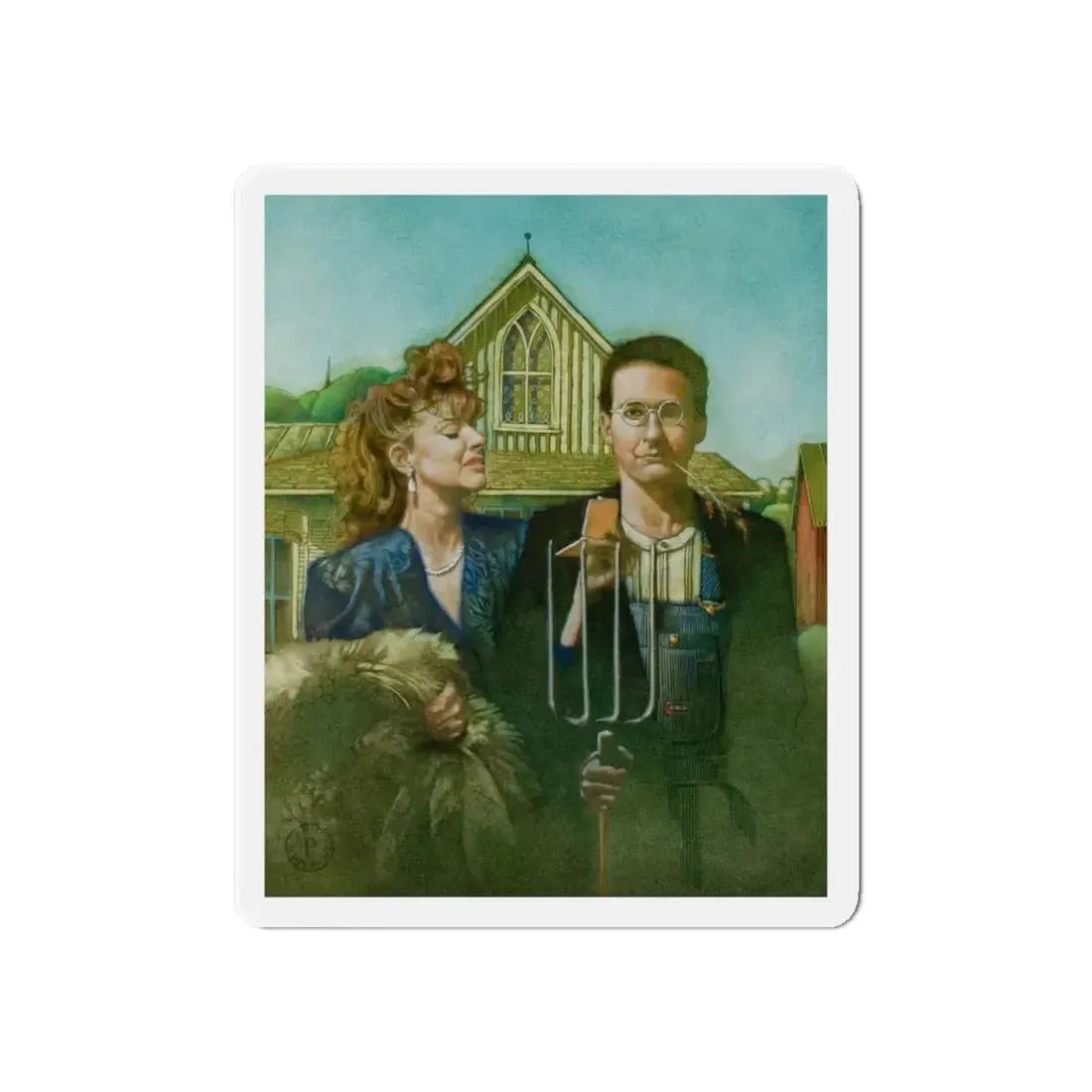 Miscellaneous illustrations 2 (Magazine Illustration) Refrigerator Magnet - The Sticker Space