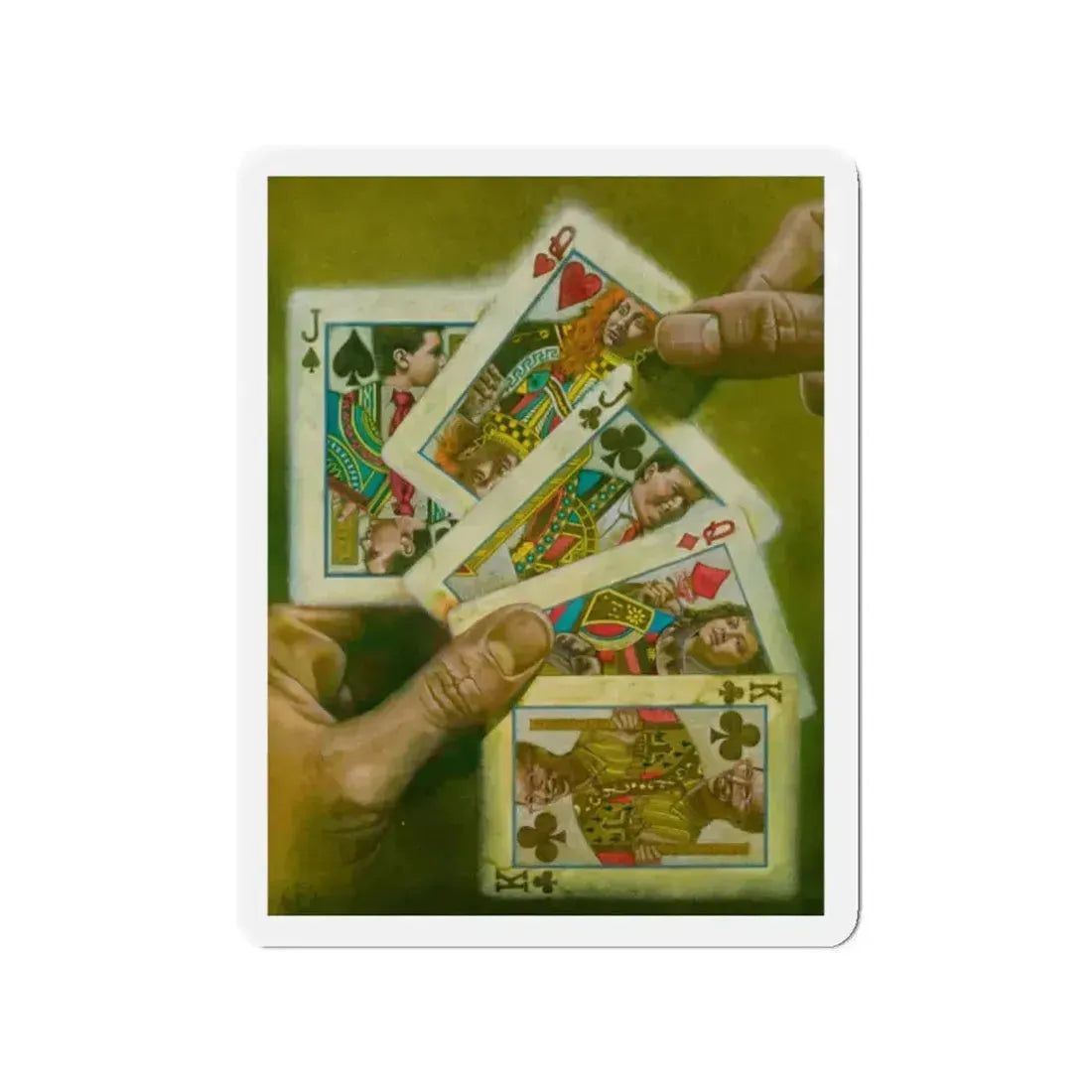 Miscellaneous illustrations 4 (Magazine Illustration) Refrigerator Magnet 2 Inch - The Sticker Space