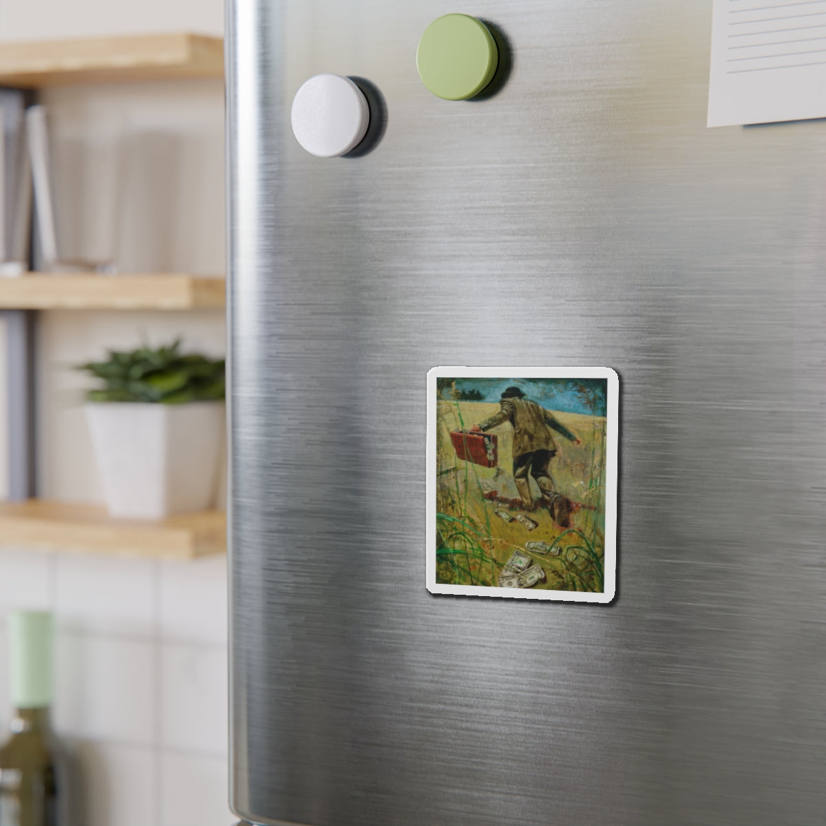 Miscellaneous illustrations 5 (Magazine Illustration) Refrigerator Magnet-The Sticker Space