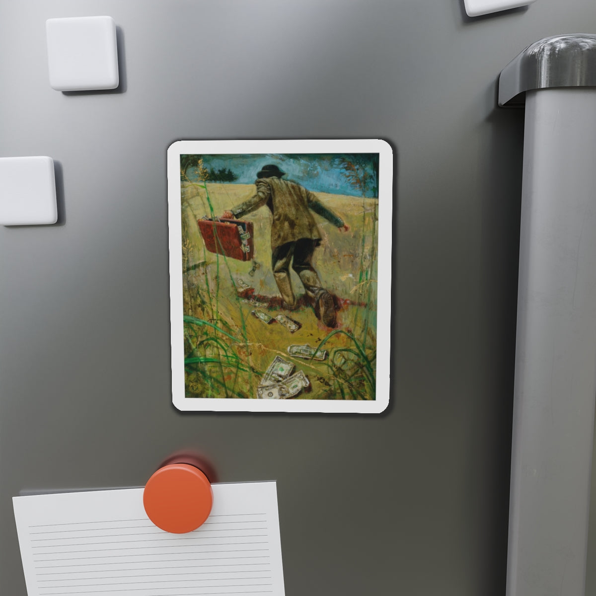 Miscellaneous illustrations 5 (Magazine Illustration) Refrigerator Magnet-The Sticker Space