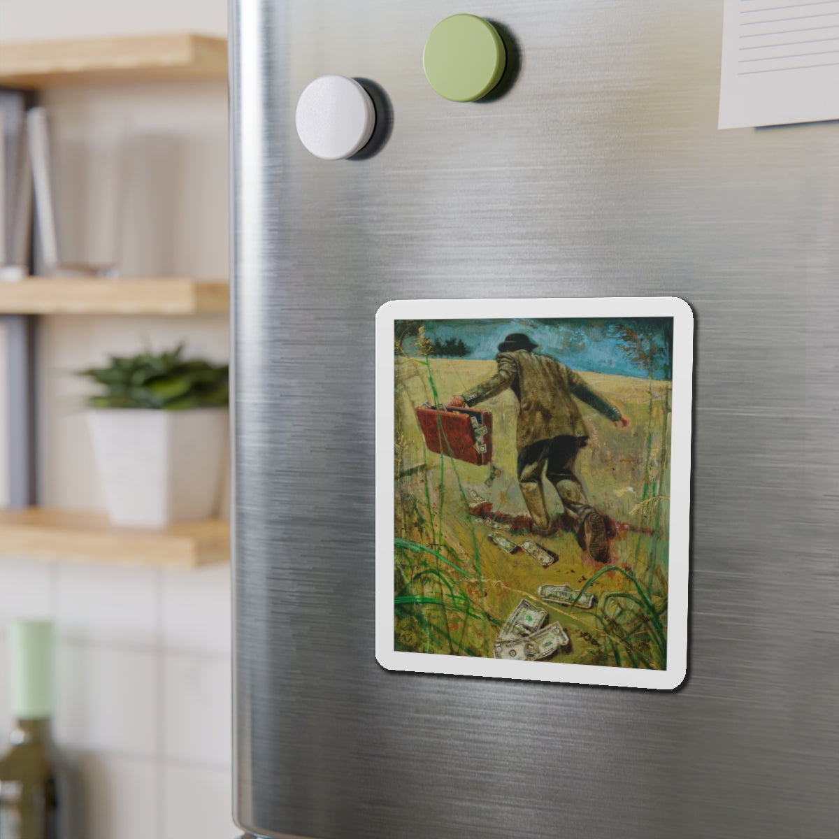 Miscellaneous illustrations 5 (Magazine Illustration) Refrigerator Magnet-The Sticker Space