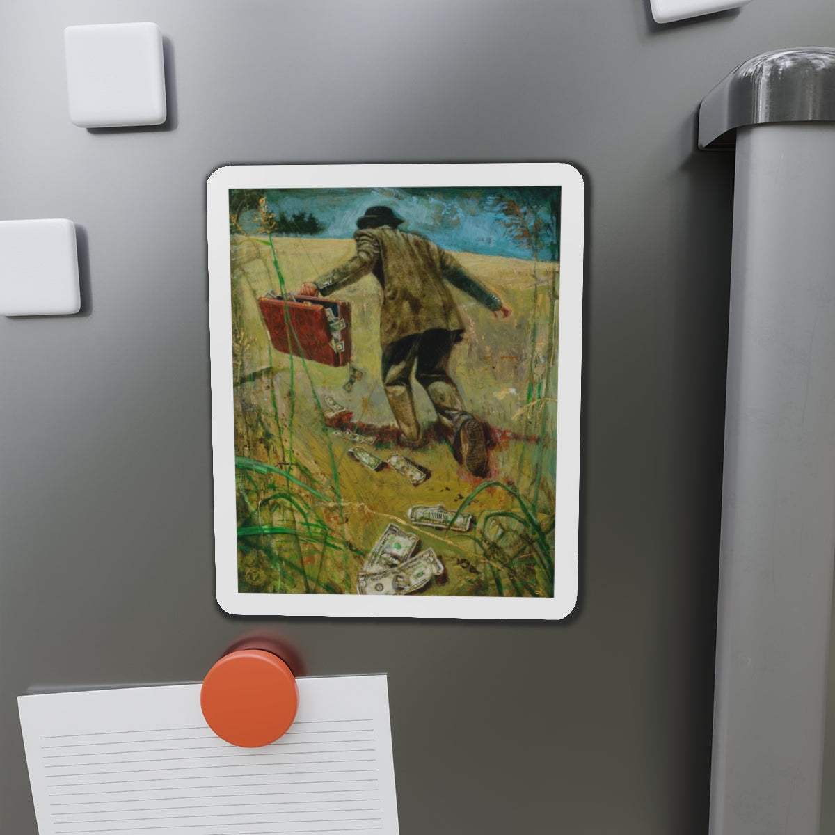 Miscellaneous illustrations 5 (Magazine Illustration) Refrigerator Magnet-The Sticker Space