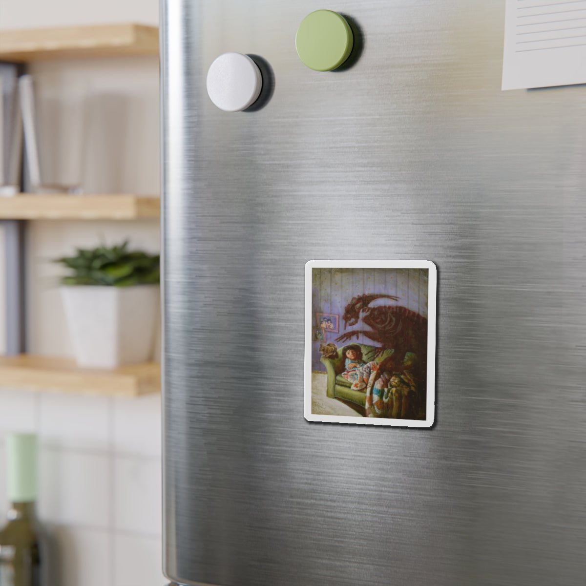 Miscellaneous illustrations 6 (Magazine Illustration) Refrigerator Magnet-The Sticker Space