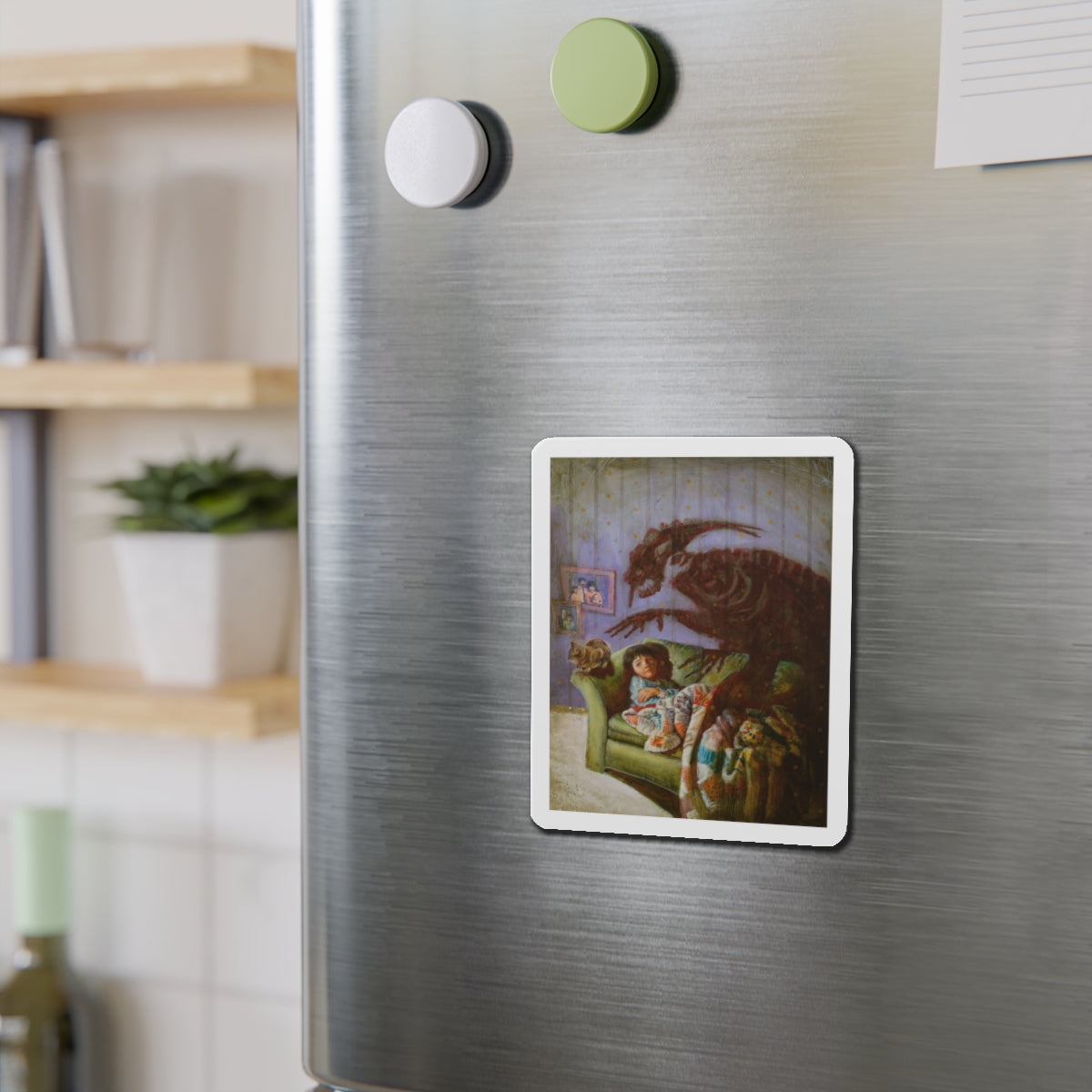 Miscellaneous illustrations 6 (Magazine Illustration) Refrigerator Magnet-The Sticker Space