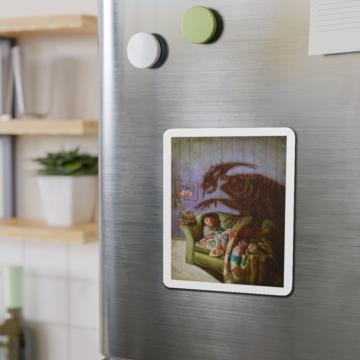 Miscellaneous illustrations 6 (Magazine Illustration) Refrigerator Magnet-The Sticker Space