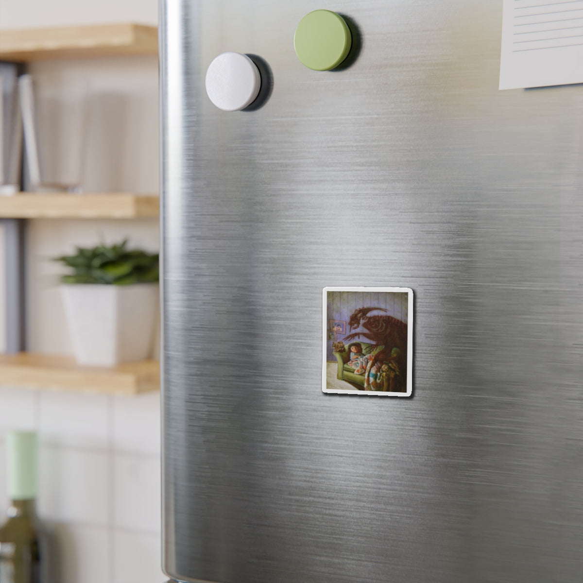 Miscellaneous illustrations 6 (Magazine Illustration) Refrigerator Magnet-The Sticker Space