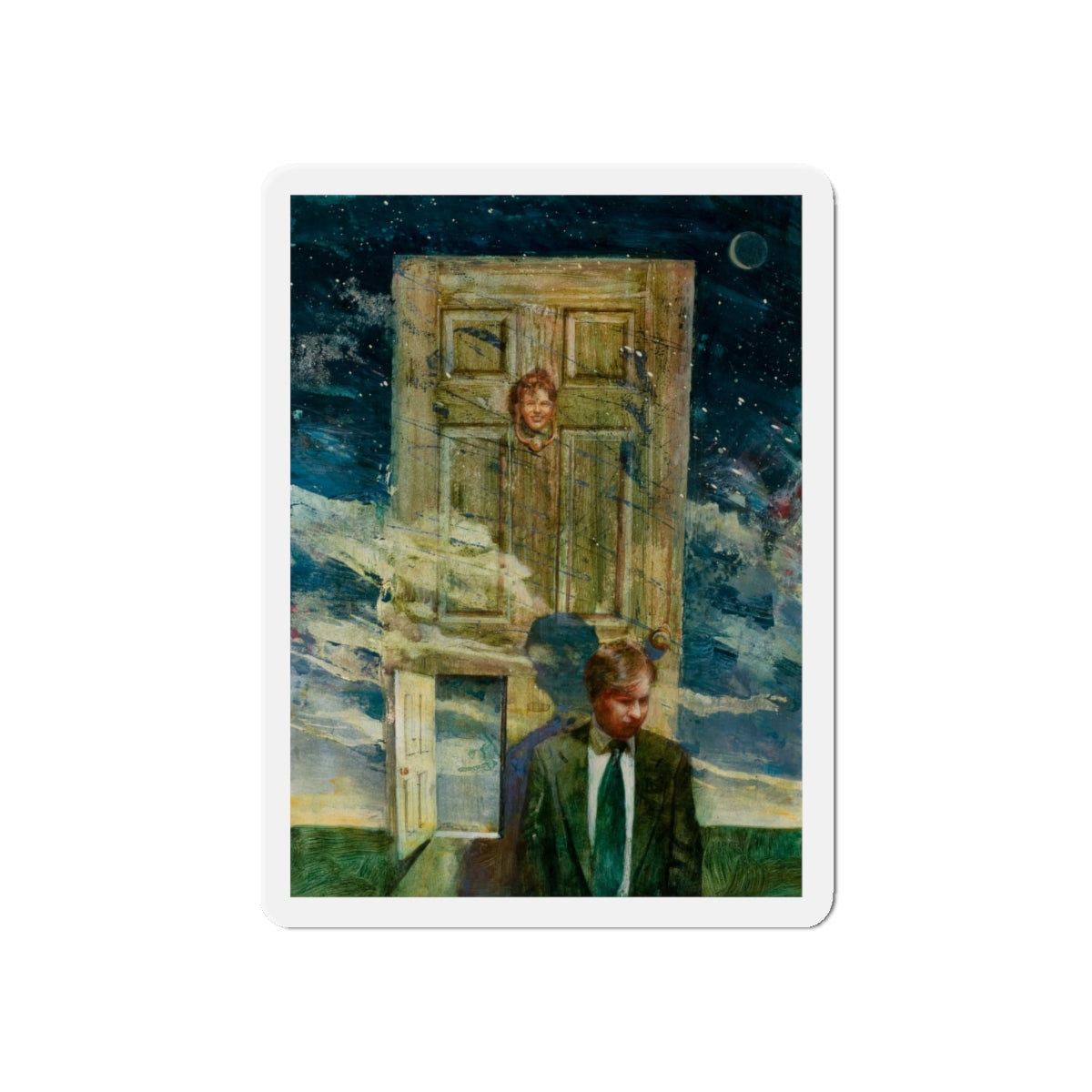 Miscellaneous illustrations 7 (Magazine Illustration) Refrigerator Magnet-6 × 6"-The Sticker Space