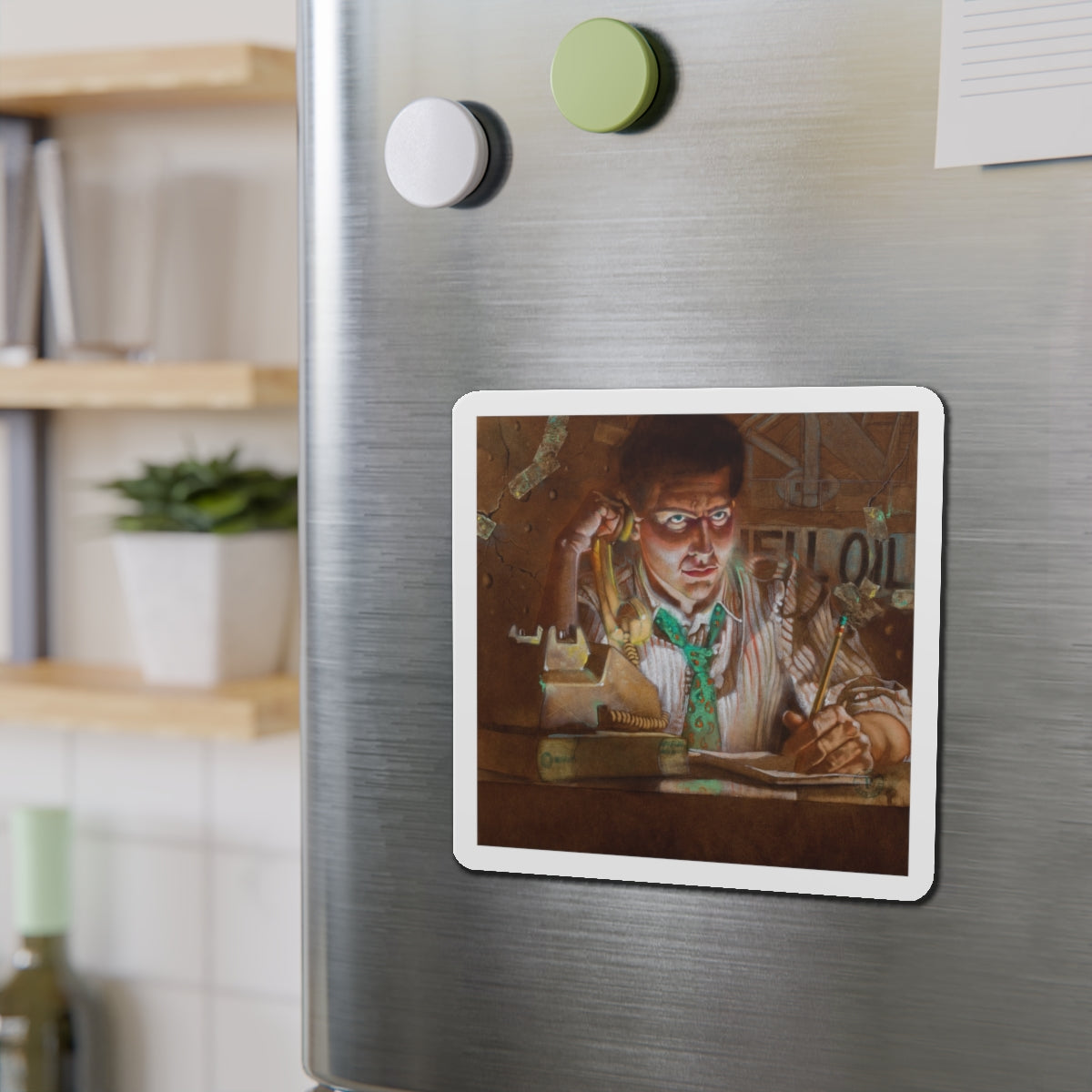 Miscellaneous illustrations 8 (Magazine Illustration) Refrigerator Magnet-The Sticker Space