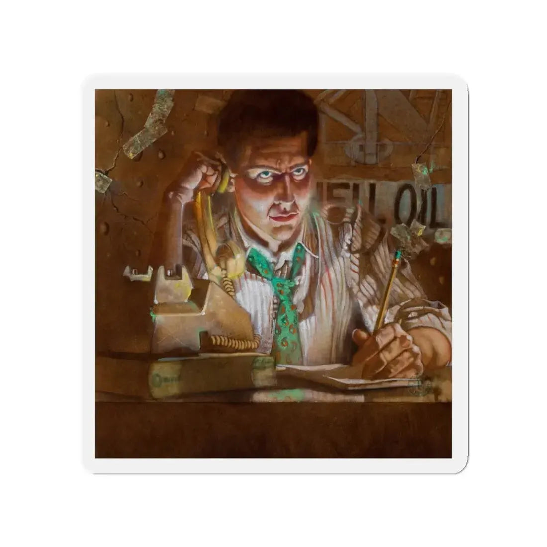 Miscellaneous illustrations 8 (Magazine Illustration) Refrigerator Magnet - The Sticker Space