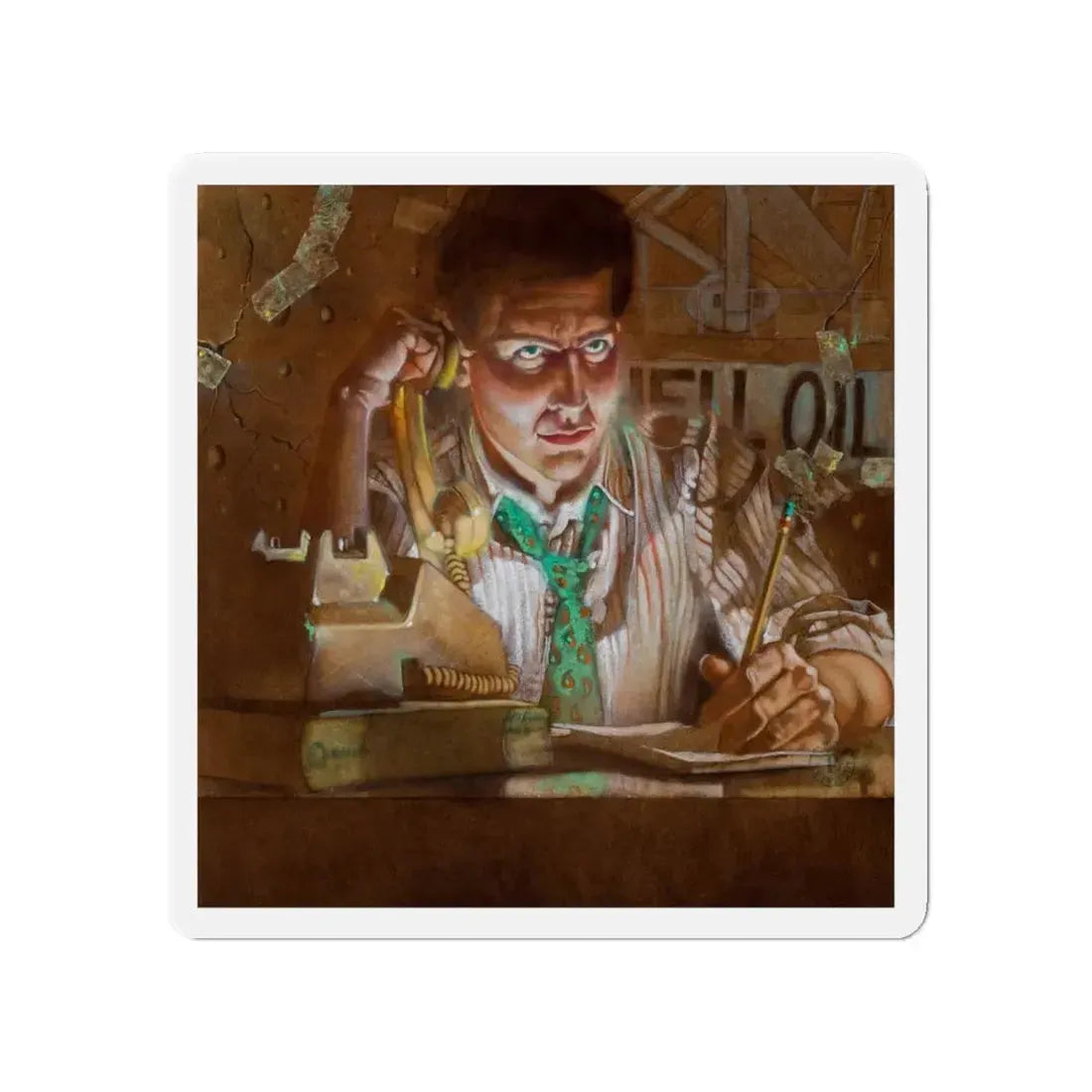 Miscellaneous illustrations 8 (Magazine Illustration) Refrigerator Magnet - The Sticker Space