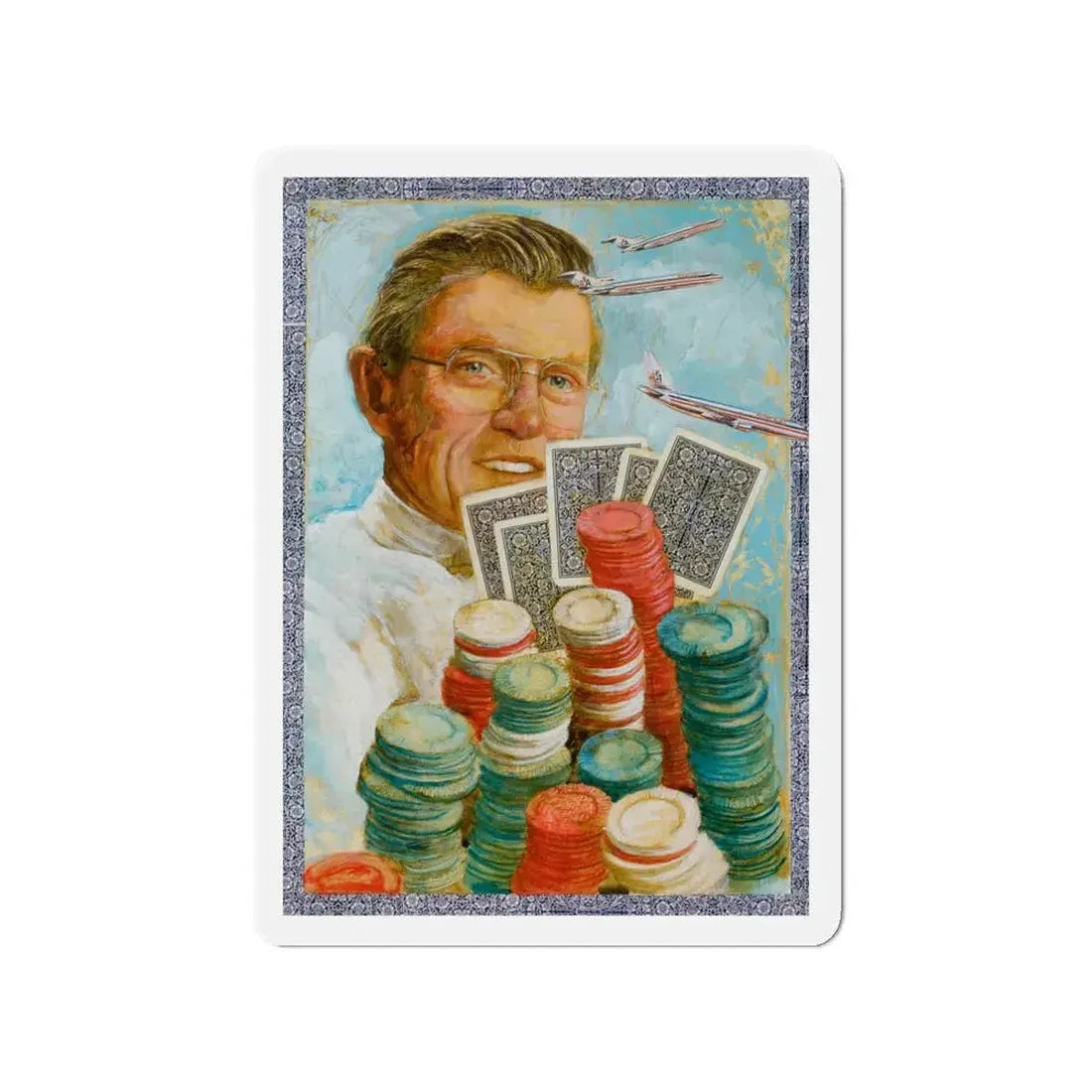 Miscellaneous illustrations 9 (Magazine Illustration) Refrigerator Magnet 3 Inch - The Sticker Space