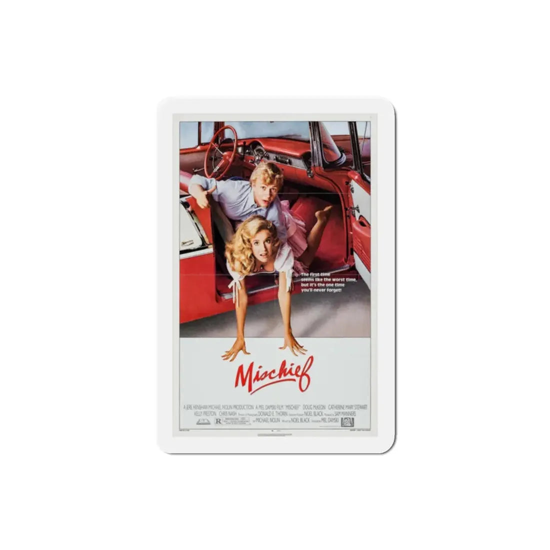 Mischief 1985 Movie Poster Refrigerator Magnet - The Sticker Space