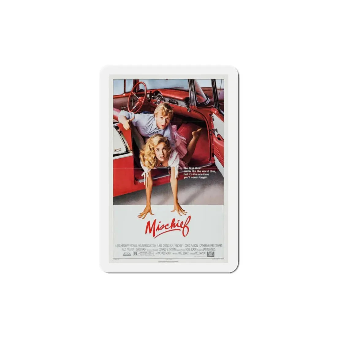 Mischief 1985 Movie Poster Refrigerator Magnet - The Sticker Space