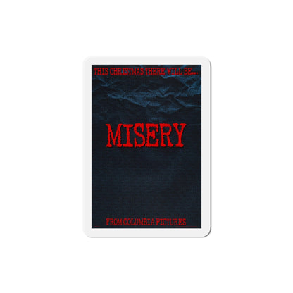 Misery 1990 Movie Poster Die-Cut Magnet-4" x 4"-The Sticker Space