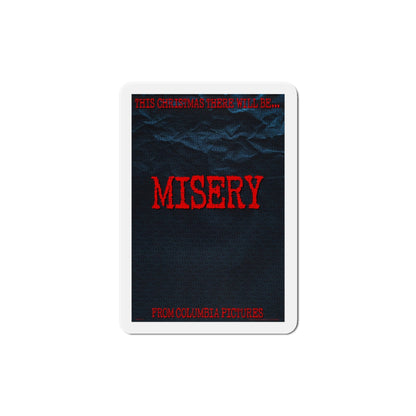 Misery 1990 Movie Poster Die-Cut Magnet-5" x 5"-The Sticker Space