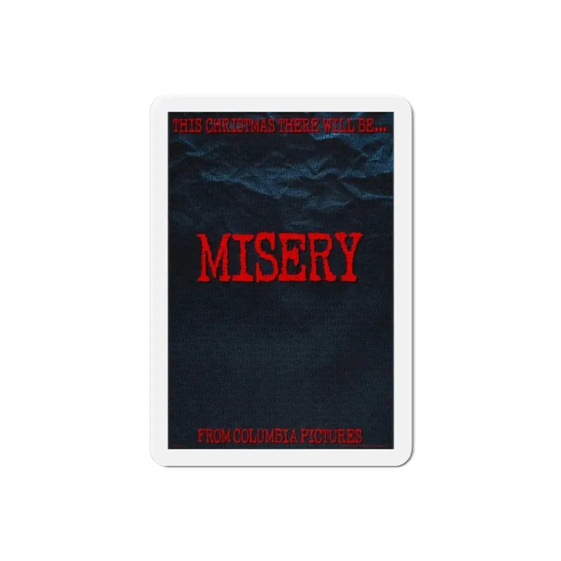 Misery 1990 Movie Poster Refrigerator Magnet 2 Inch - The Sticker Space