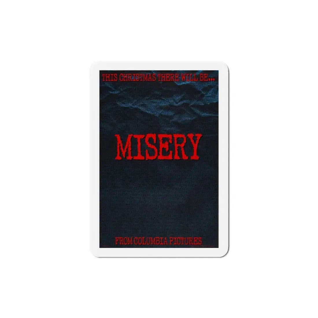 Misery 1990 Movie Poster Refrigerator Magnet 4 Inch - The Sticker Space