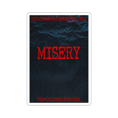Misery 1990 Movie Poster STICKER Vinyl Die-Cut Decal 5 Inch - The Sticker Space