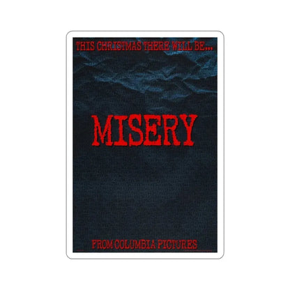 Misery 1990 Movie Poster STICKER Vinyl Die-Cut Decal 6 Inch - The Sticker Space