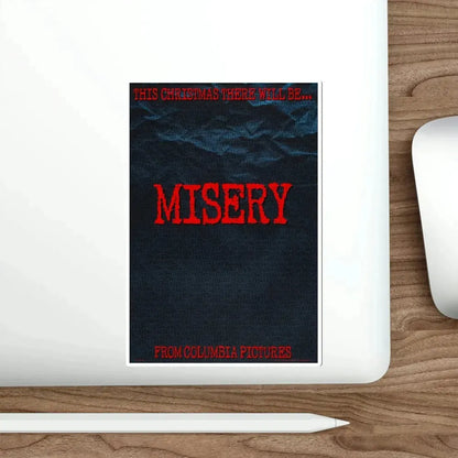 Misery 1990 Movie Poster STICKER Vinyl Die-Cut Decal - The Sticker Space
