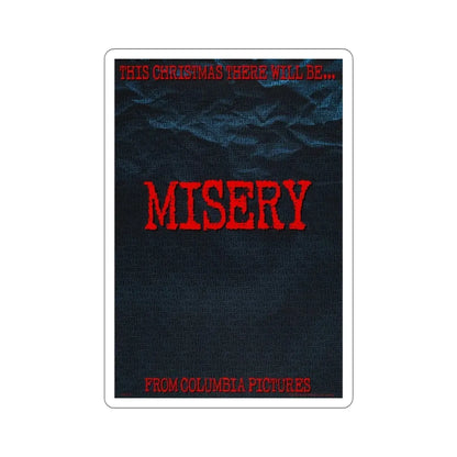 Misery 1990 Movie Poster STICKER Vinyl Die-Cut Decal - The Sticker Space