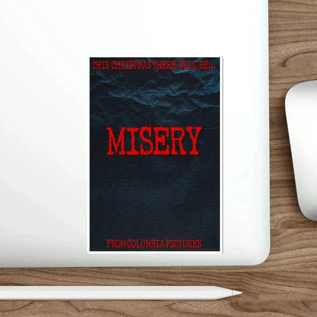 Misery 1990 Movie Poster STICKER Vinyl Die-Cut Decal - The Sticker Space