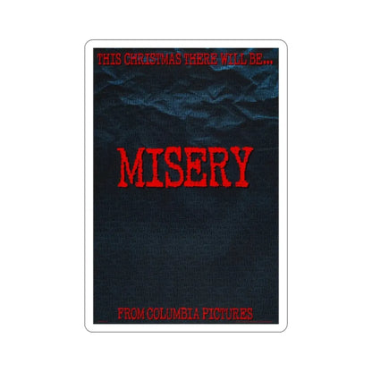 Misery 1990 Movie Poster STICKER Vinyl Die-Cut Decal - The Sticker Space