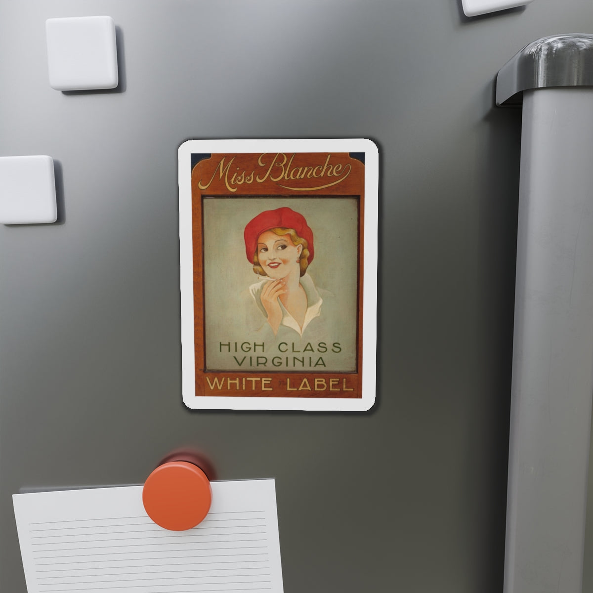 Miss Blanche, High Class Virginia, Virginia Slims Cigarette advertisement (Magazine Illustration) Refrigerator Magnet-The Sticker Space