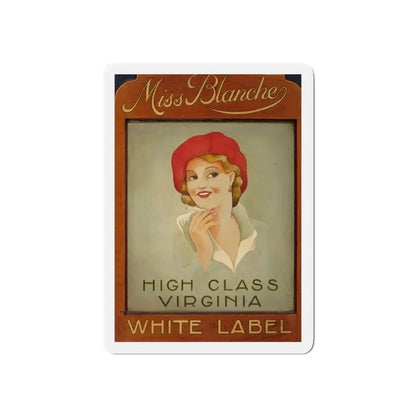Miss Blanche, High Class Virginia, Virginia Slims Cigarette advertisement (Magazine Illustration) Refrigerator Magnet 6 Inch - The Sticker Space