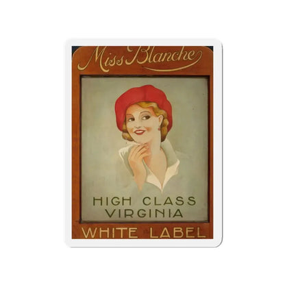 Miss Blanche, High Class Virginia, Virginia Slims Cigarette advertisement (Magazine Illustration) Refrigerator Magnet - The Sticker Space