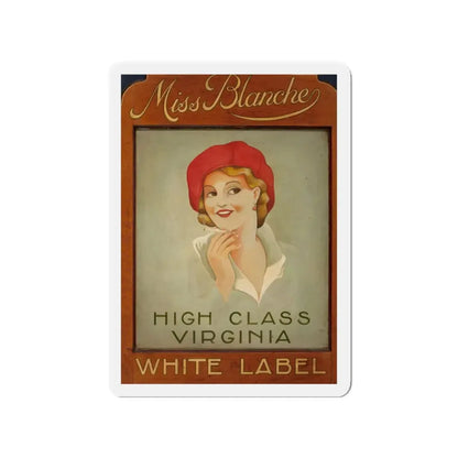 Miss Blanche, High Class Virginia, Virginia Slims Cigarette advertisement (Magazine Illustration) Refrigerator Magnet - The Sticker Space