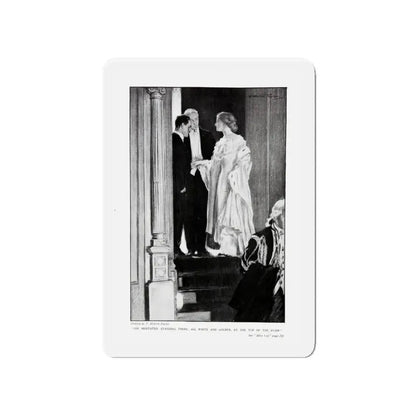 Miss Cal, McClure's Magazine, December 1910 (Magazine Illustration) Refrigerator Magnet - The Sticker Space