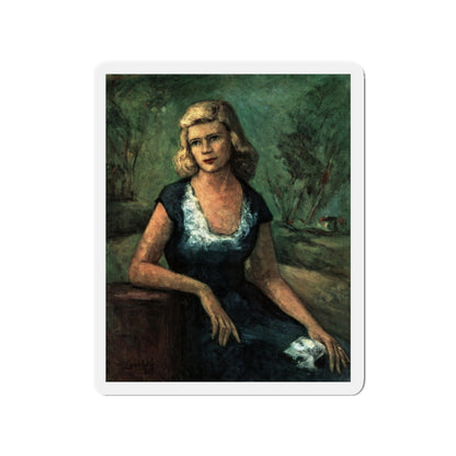 Miss Caroline B. Johnston of Baltimor, Maryland, Collier's magazine, May 29, 1948 (Magazine Illustration) Refrigerator Magnet-3" x 3"-The Sticker Space