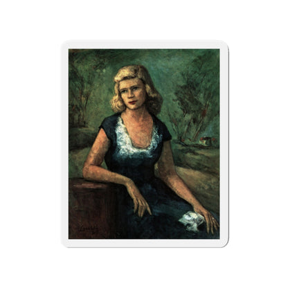 Miss Caroline B. Johnston of Baltimor, Maryland, Collier's magazine, May 29, 1948 (Magazine Illustration) Refrigerator Magnet-4" x 4"-The Sticker Space