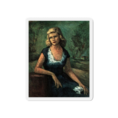 Miss Caroline B. Johnston of Baltimor, Maryland, Collier's magazine, May 29, 1948 (Magazine Illustration) Refrigerator Magnet-5" x 5"-The Sticker Space