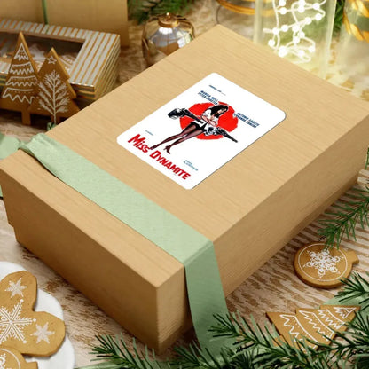 MISS DYNAMITE 1972 Movie Poster - STICKER Vinyl Kiss-Cut Decal - The Sticker Space