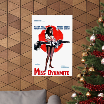 MISS DYNAMITE 1972 - Paper Movie Poster-The Sticker Space