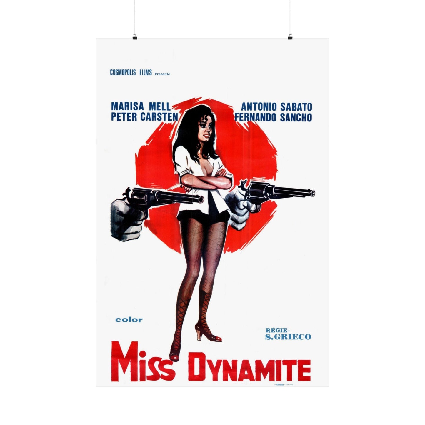 MISS DYNAMITE 1972 - Paper Movie Poster-36" x 54"-The Sticker Space