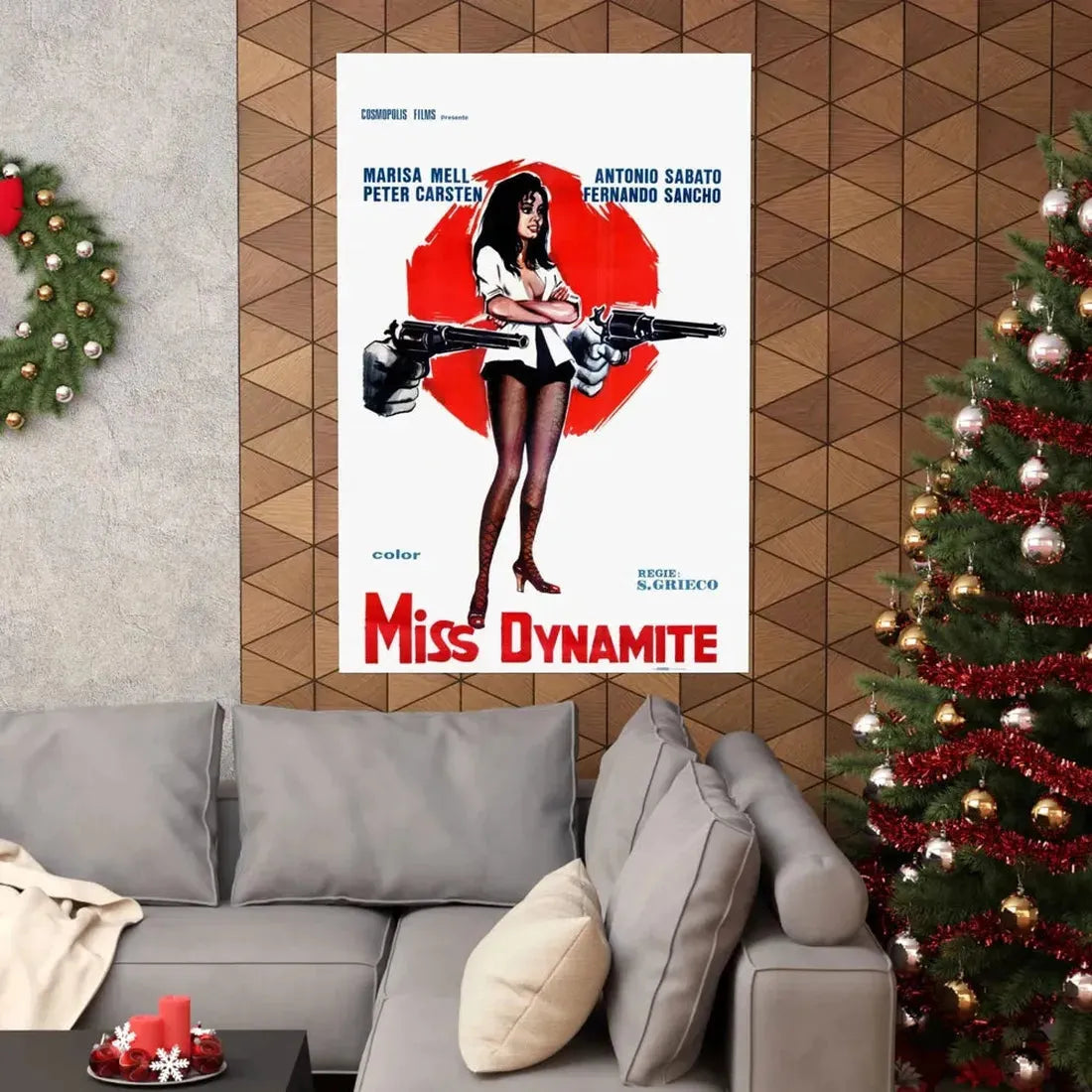MISS DYNAMITE 1972 - Paper Movie Poster - The Sticker Space