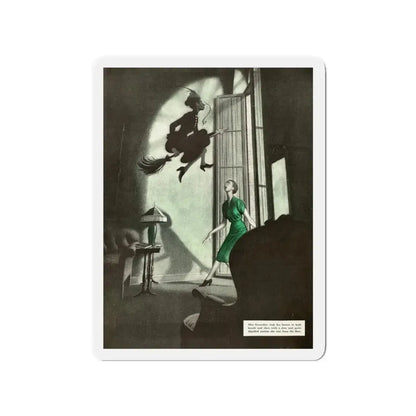 Miss Emmeline Takes Off by Walter Brooks, The Saturday Evening Post, September 8, 1945 (Magazine Illustration) Refrigerator Magnet - The Sticker Space