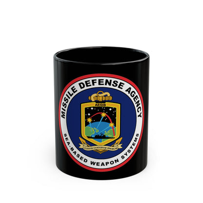 Missile Defense Agency AEGIS Ballistic (U.S. Navy) Black Coffee Mug-11oz-The Sticker Space