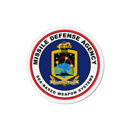 Missile Defense Agency AEGIS Ballistic (U.S. Navy) Die-Cut Magnet-The Sticker Space