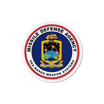 Missile Defense Agency AEGIS Ballistic (U.S. Navy) Die-Cut Magnet-The Sticker Space