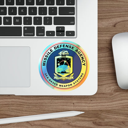 Missile Defense Agency AEGIS Ballistic (U.S. Navy) Holographic STICKER Die-Cut Vinyl Decal-The Sticker Space