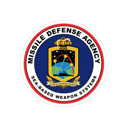 Missile Defense Agency AEGIS Ballistic (U.S. Navy) Transparent STICKER Die-Cut Vinyl Decal-2 Inch-The Sticker Space