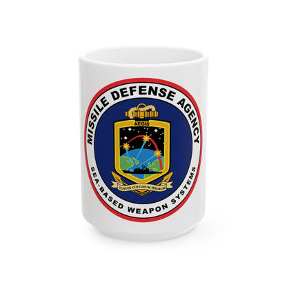 Missile Defense Agency AEGIS Ballistic (U.S. Navy) White Coffee Mug-15oz-The Sticker Space