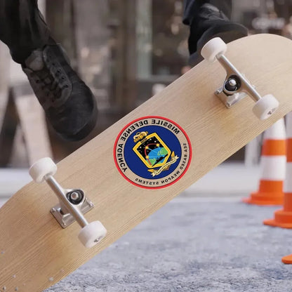 Missile Defense Agency AEGIS Ballistic (U.S. Navy) REVERSE PRINT Transparent Die-Cut STICKER - The Sticker Space